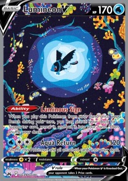 Lumineon V CRZ-GG39 Ultra Rare Excellent Französisch