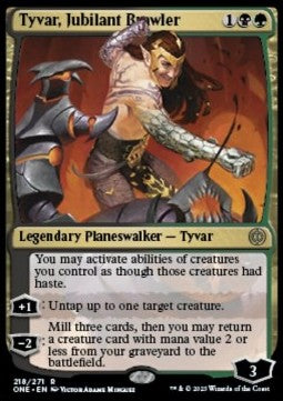 Tyvar, freudiger Raufbold ONE-218 Rare Near Mint Deutsch