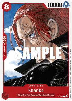 Shanks (P-016) (V.1) P Promo Near Mint Englisch