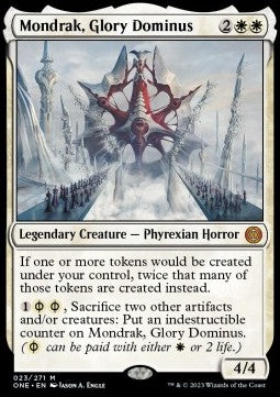 Mondrak, Dominus des Ruhms ONE-23 Mythic Excellent Deutsch Foil