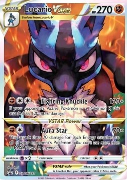 Lucario VSTAR SWSH-291 Promo Good Deutsch