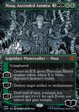Nissa, Ascended Animist XONE-339 Mythic Near Mint Englisch Foil