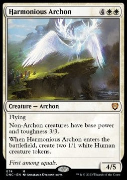 Harmonischer Archon ONC-74 Mythic Excellent Deutsch