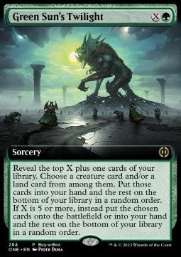 Green Sun's Twilight BABP-284 Rare Near Mint Deutsch Foil