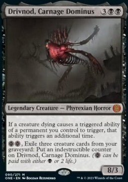 Drivnod, Carnage Dominus ONE-90 Mythic Excellent Englisch