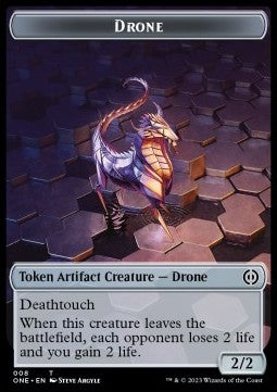 Drone Token (A 2/2) // Rebel Token (R 2/2) XONE-T 8/5 Token Near Mint Englisch Foil