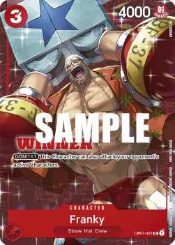 Franky (OP01-021) (V.2) UP Uncommon Boosterfrisch Englisch