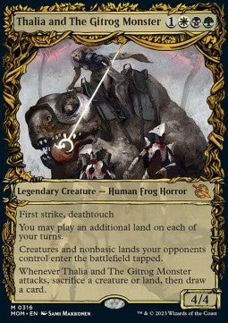 Thalia and The Gitrog Monster XMOM-316 Mythic Excellent Englisch Foil