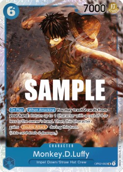Monkey.D.Luffy (OP02-062) (V.1) OP02 Super Rare Poor Englisch