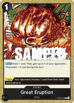 Great Eruption (ST06-015) ST-06 Common EX Englisch