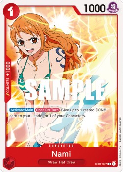 Nami (ST01-007) R Common Boosterfrisch Englisch