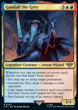 Gandalf the Grey LTR-207 Rare Near Mint Englisch Foil