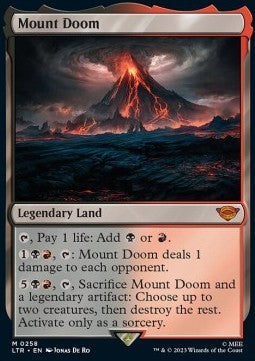 Mount Doom LTR-258 Mythic Near Mint Englisch Foil