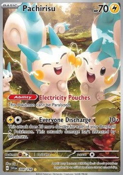 Pachirisu SVI-208 Illustration Rare Poor Deutsch