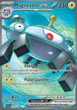 Magnezone ex SVI-226 Ultra Rare Light Played Deutsch