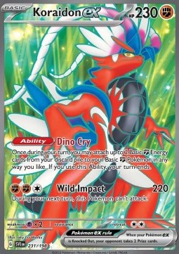 Koraidon ex SVI-231 Ultra Rare Good Deutsch