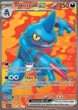 Toxicroak ex SVI-232 Ultra Rare Near Mint Englisch