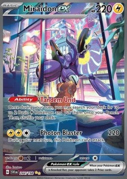 Miraidon ex SVI-244 Special Illustration Rare Light Played Deutsch