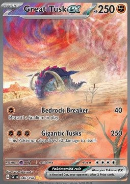 Great Tusk ex SVI-246 Special Illustration Rare MT Englisch PSA-9