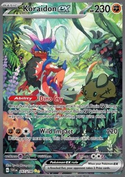 Koraidon ex SVI-247 Special Illustration Rare Near Mint Deutsch