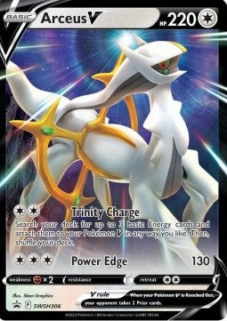 Arceus V SWSH-306 Promo Excellent Deutsch