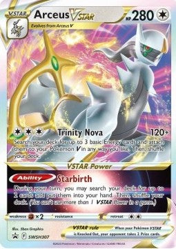 Arceus VSTAR SWSH-307 Promo Excellent Deutsch