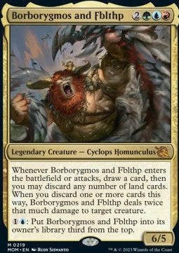 Borborygmos and Fblthp MOM-219 Mythic Near Mint Englisch