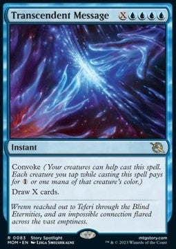 Transcendent Message MOM-83 Rare Near Mint Englisch Foil