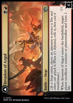 Invasion of Azgol // Ashen Reaper MOM-232 Uncommon Near Mint Englisch