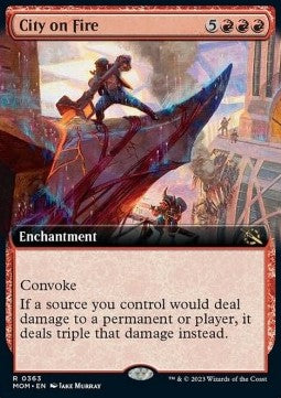 Brennende Stadt XMOM-363 Rare Near Mint Deutsch Foil
