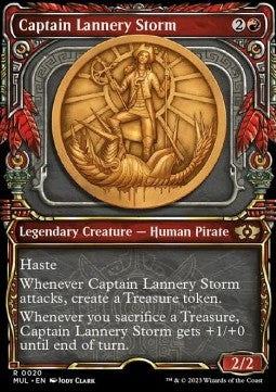 Captain Lannery Storm MUL-20 Rare Near Mint Englisch Foil