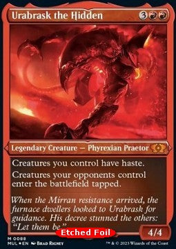 Urabrask the Hidden MUL-88 Mythic Excellent Englisch Foil