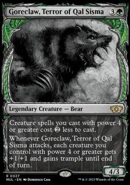 Goreclaw, Terror of Qal Sisma MUL-27 Rare Excellent Englisch