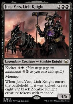 Josu Vess, Lich-Ritter MOC-253 Rare Excellent Deutsch