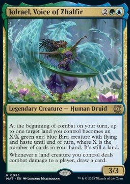 Jolrael, Voice of Zhalfir MAT-33 Rare Near Mint Englisch Foil