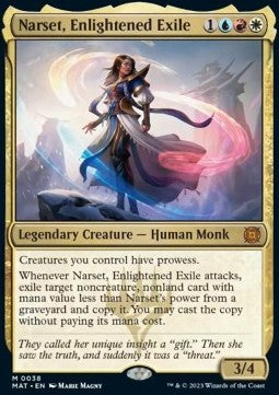 Narset, Enlightened Exile MAT-38 Mythic Excellent Englisch Foil