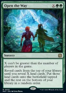 Open the Way MAT-23 Rare Excellent Englisch Foil
