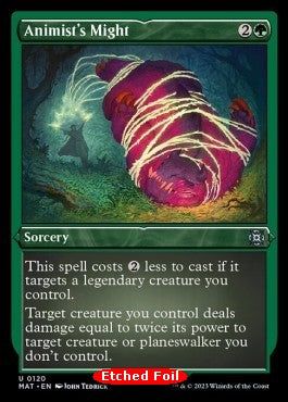 Animist's Might XMAT-120 Uncommon Near Mint Englisch Foil