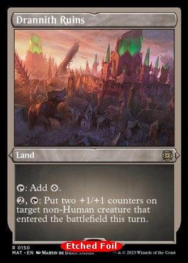 Drannith Ruins XMAT-150 Rare Near Mint Englisch Foil