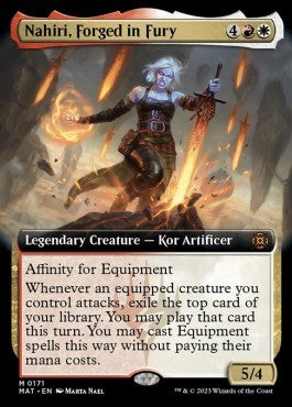 Nahiri, Forged in Fury XMAT-171 Mythic Near Mint Englisch Foil
