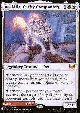 Mila, Crafty Companion // Lukka, Wayward Bonder SLCFCB-153 Mythic Excellent Englisch