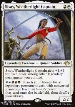 Sisay, Weatherlight Captain SLCFCB-29 Rare Near Mint Englisch