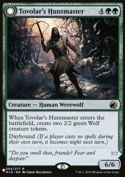 Tovolar's Huntmaster // Tovolar's Packleader SLCFCB-204 Rare Near Mint Englisch