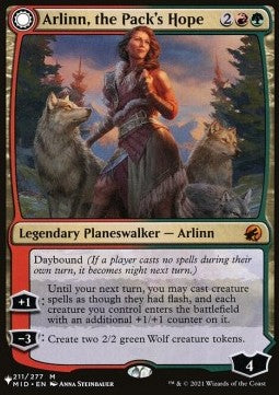 Arlinn, the Pack's Hope // Arlinn, the Moon's Fury SLCFCB-211 Mythic Excellent Englisch