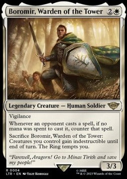 Boromir, Wächter des Turms LTR-4 Rare Near Mint Deutsch
