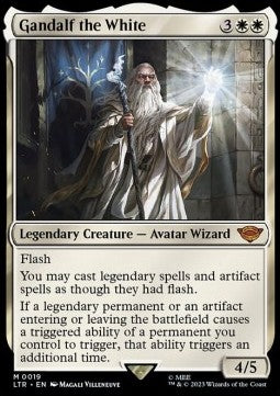 Gandalf the White LTR-19 Mythic Near Mint Englisch Foil