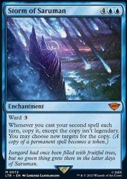 Storm of Saruman LTR-72 Mythic Near Mint Englisch Foil