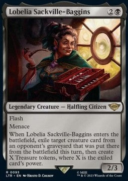 Lobelia Sackville-Baggins LTR-93 Rare Excellent Englisch