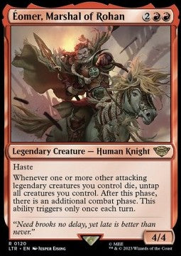 Éomer, Marshal of Rohan LTR-120 Rare Near Mint Englisch Foil