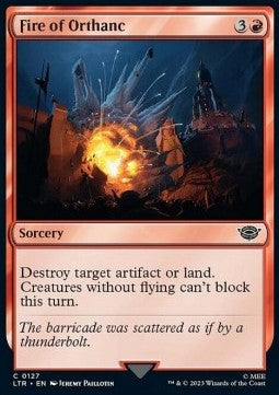 Fire of Orthanc LTR-127 Common Near Mint Englisch